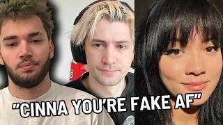 XQC DEFENDS Adin Ross | He CALLS OUT Cinna for DEFENDING Bonnie | Faze Adapt's community is in DRAMA