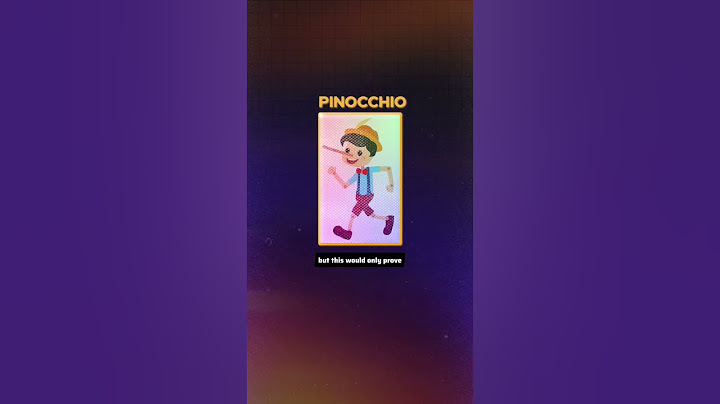 The Pinocchio nose paradox (explained)