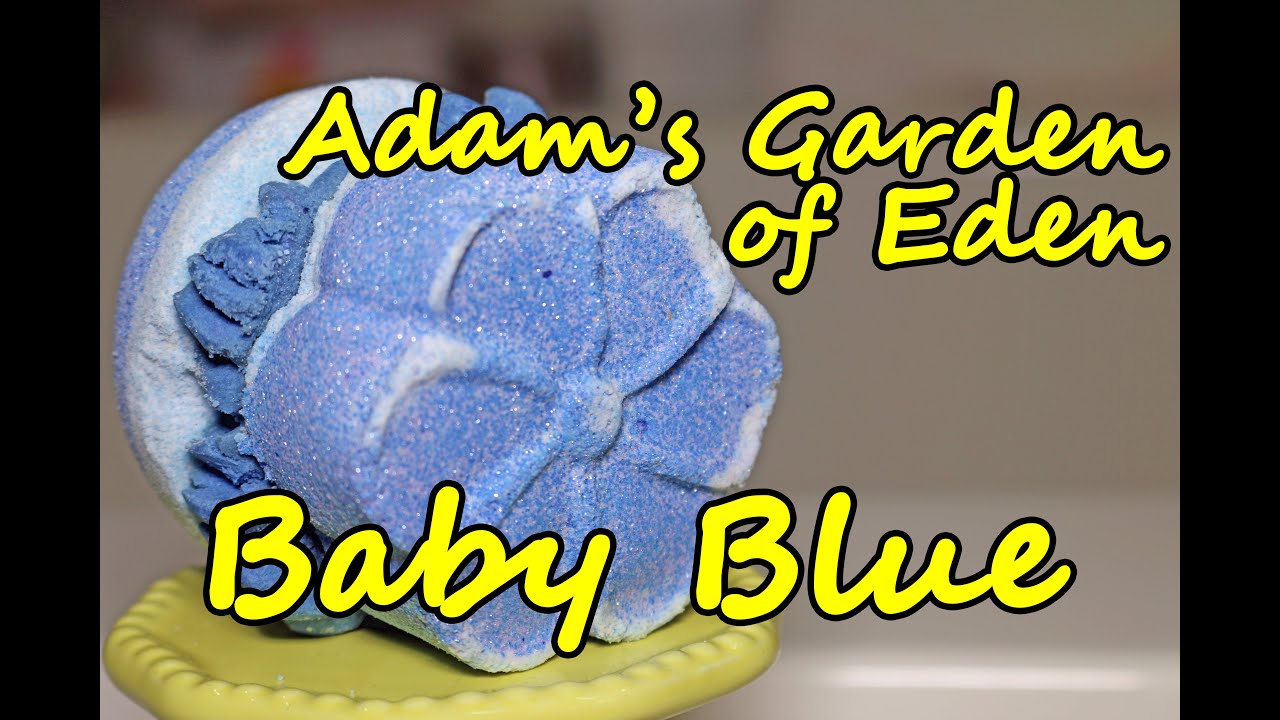 Adam's Garden of Eden Baby Blue Bathbomb Underwater View Demo YouTube