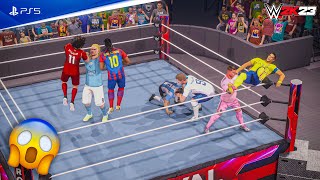 WWE 2K23 - The Greatest Footballers Royal Rumble Match | PS5™ [4K60]