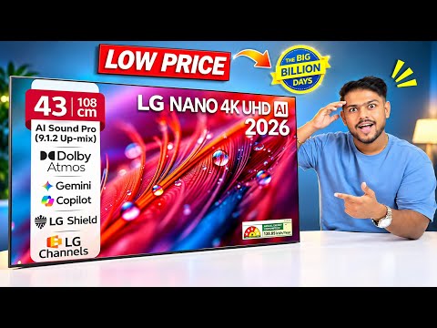 LG NANO 43ā 4K LED Smart TV @ ā¹28,500 š² Best Smart TV Under 30K?