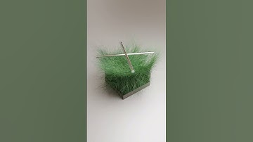 Satisfying Blender 3D Grass Simulation | Relaxing ASMR Animation