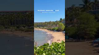Maui’s Wailea Beach… One week after Hurricane Lowell. #maui #hawaii #hurricanelowell