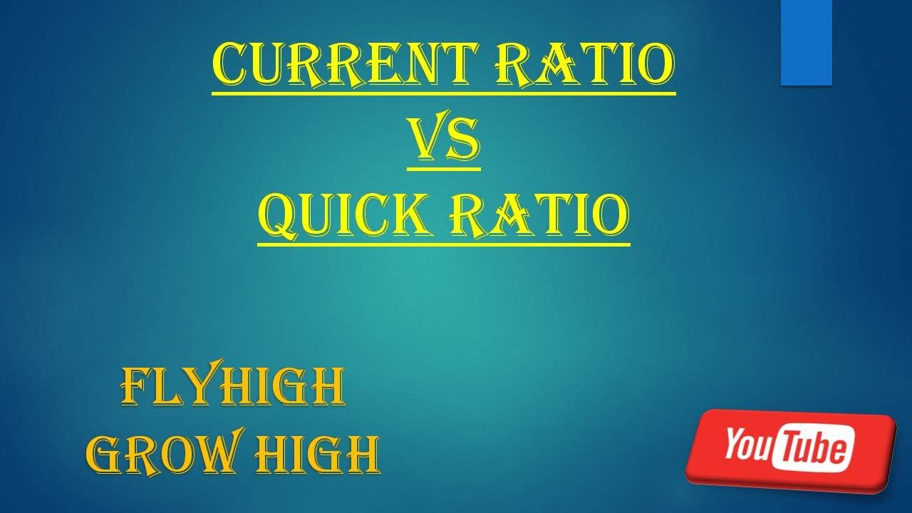 Current Vs Quick Ratio YouTube current-vs-quick-ratio-youtube