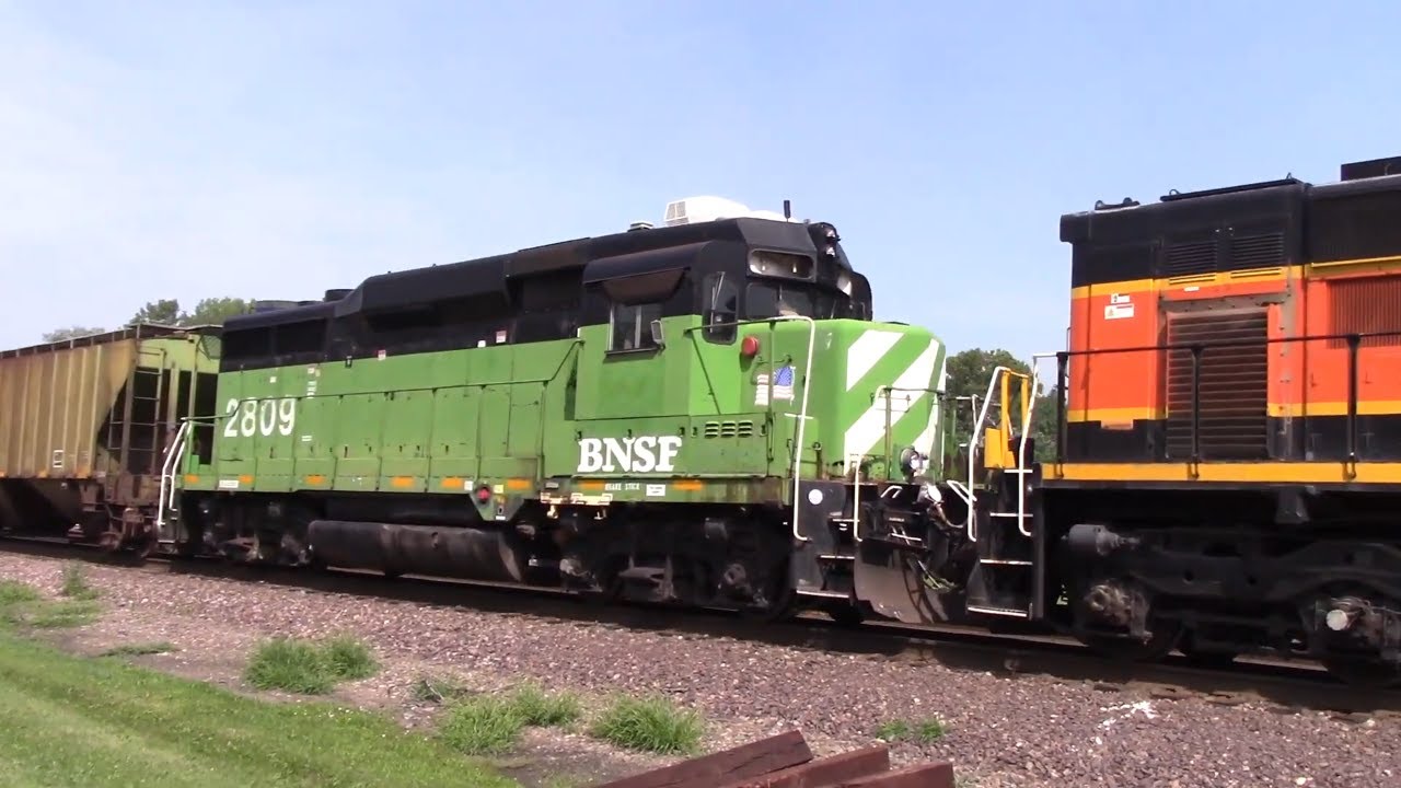 BN GP30 Rebuild & Genset on BNSF 7956 in Princeton, IL 7/22/25