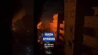 Residential Building Hit In Gaza By israeli Strike