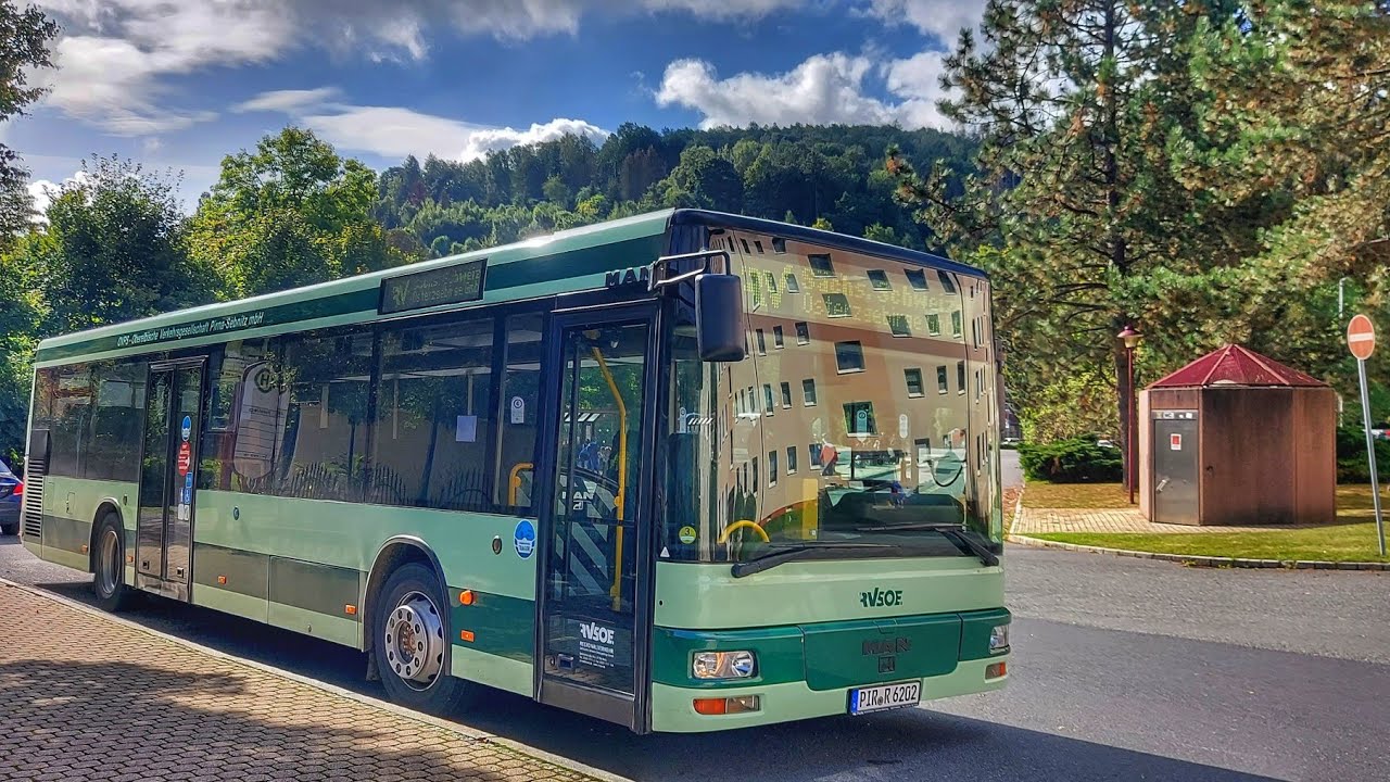 [Mitfahrt] MAN A20 NÜ313 (PIR-SR 918) von Schade & Rittau