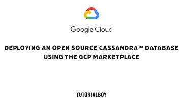Deploying an Open Source Cassandra™ Database using the GCP Marketplace || GSP704 || #googlecloud