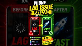 Mobile Hang Problem Solve in Hindi |Phone Lag Kare To Ye Setting ON Karo ! phone lag problem solve
