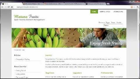 Joomla 2.5 Tutorial - Lesson 18 - Templates