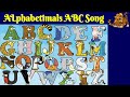 Alphabetimals abc song  el abecedario en ingles    nursery rhymes for babieskids