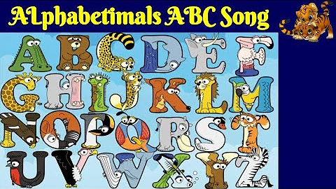 Alphabetimals ABC Song | El abecedario en ingles |अंग्रेजी वर्णमाला | Nursery Rhymes for Babies/kids