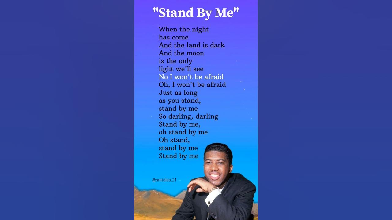 Stand By Me lyrics - Ben E. King #lyrics #standbyme #beneking Stand By Me lyrics - Ben E. King #lyrics #standbyme #beneking