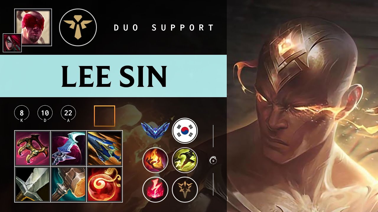Lee Sin Support vs Pantheon - KR Diamond Patch 26.03