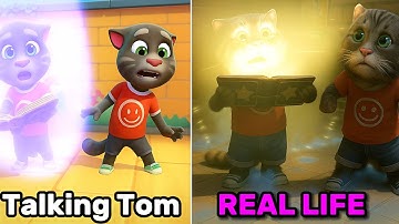 Talking Tom Cat 2025 In Real Life vs Original Part 6