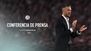 Martín Demichelis en conferencia de prensa | River 3 - Belgrano 0 | EN VIVO