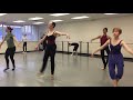 Small class but fun and well danced  christinas adult ballet