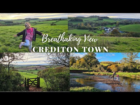 BREATHAKING VIEW in CREDITON TOWN Countryside ||PINAYsaUK