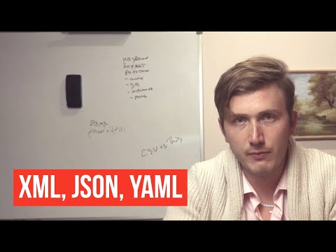 Видео: Введение в JSON, XML, YML