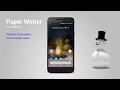 Paper winter live wallpaper 3d