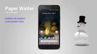 Paper Winter Live Wallpaper (3D) screenshot 5