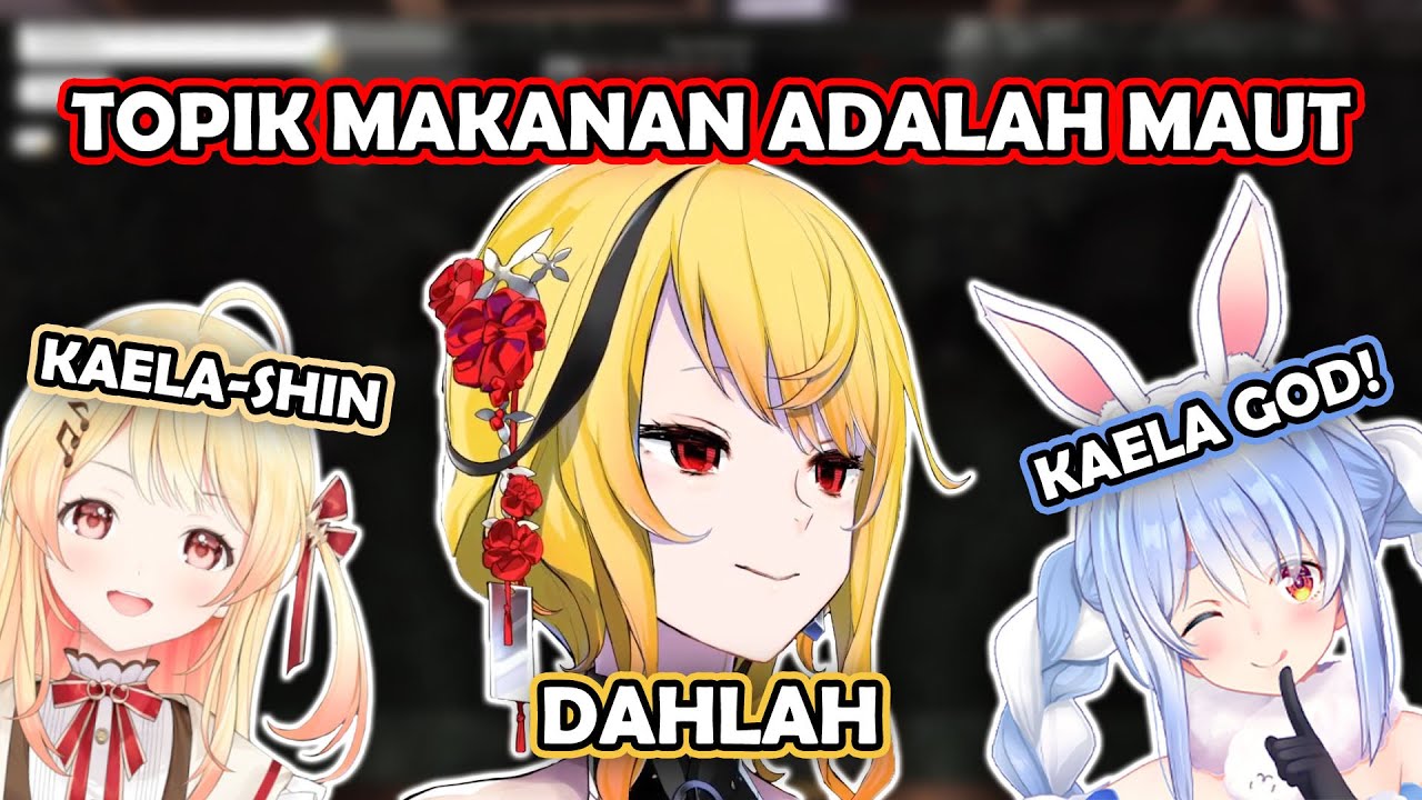 Pekora Dan Kanade Jadi Korban Dari Kutukan Topik Makanan Kaela | Hololive Clip