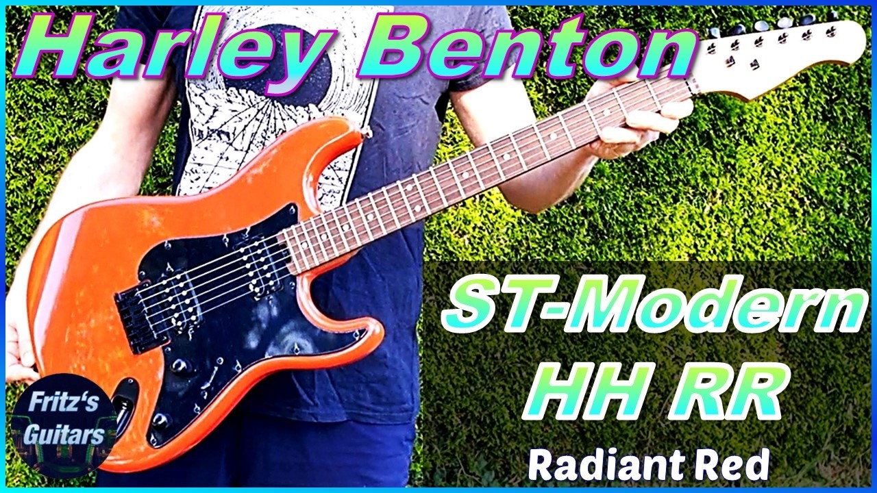 Harley Benton ST-Modern HH Deluxe RR 2026 - Isola Humbucker THE
