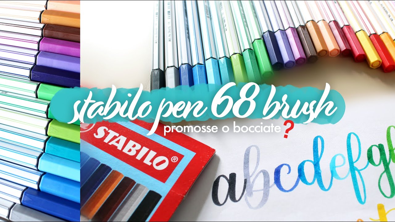 STABILO pen 68 BRUSH 🖌 che ne penso? - Review