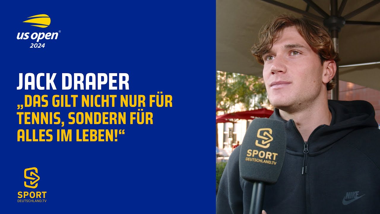 Jack Draper nach Halbfinaleinzug: Golftipps für Andy Murray & mehr! | US Open 2024 | SDTV