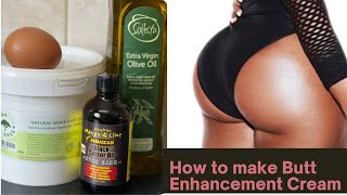 HOW TO GET A BIGGER BUTT WITHOUT SURGERY: BUTT ENHANCEMENT CREAM DIY