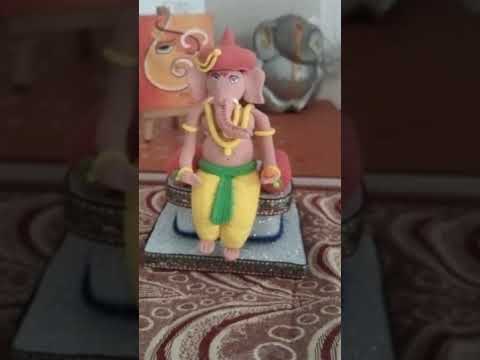 #GaneshChaturthi #HandmadeGanesha #EcoFriendlyGanesha #ClayCrafting #DIYFestival #BappaMorya #