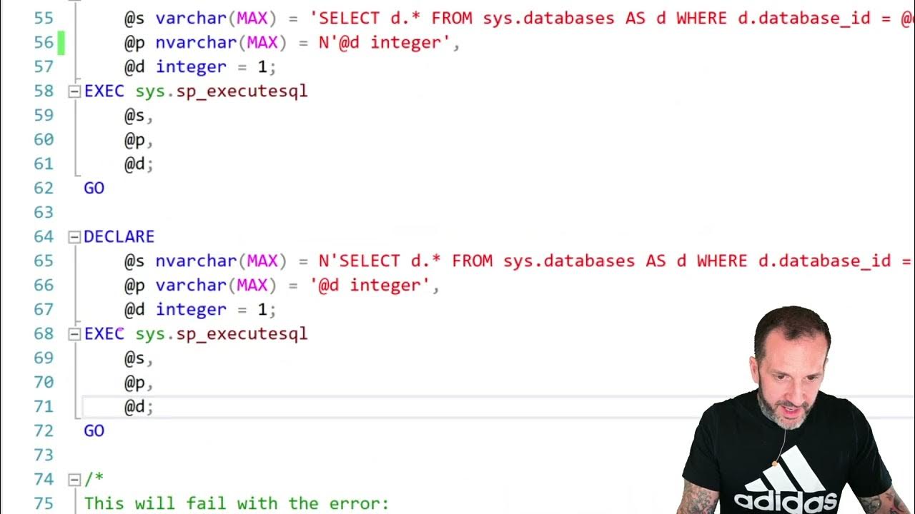 All About SQL Server Stored Procedures: Correct Dynamic SQL Usage - YouTube