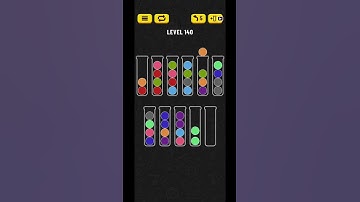 Ball sort puzzle level 140
