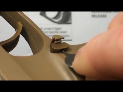 SIG Sauer P320 / P365 magazine release removal using SIM card removal tool