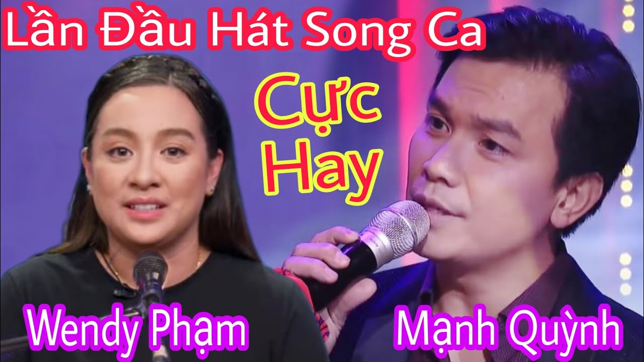 Mạnh Quỳnh lần đầu tiên hát Song ca với Wendy Phạm con ruột Ca Sĩ Phi Nhung,Quá Hay - YouTube