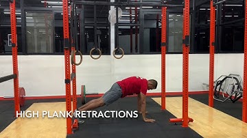 High Plank Protraction and Retraction