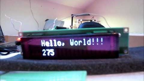 HP Media Center VFD & Arduino: Hello, World!