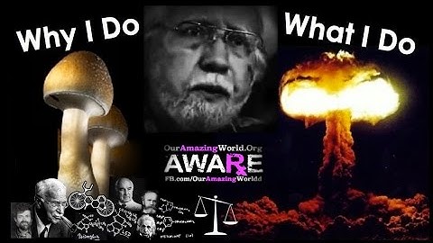 Sasha Shulgin: Why I do What I Do (1983). Followed by Terence McKenna