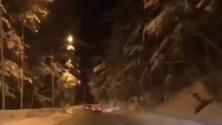 Güzel müzik ve kar yollar doğa...🎬🎥📽