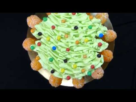 იოგურტური ტორტი ნაძვის ხე