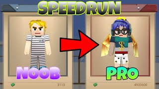 Jailbreak Speedrun Noob to Pro - Blockman Go