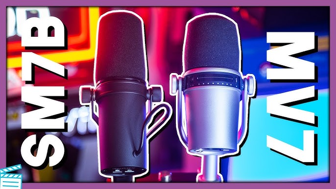 Shure SM7B vs MV7: Elige el tuyo - Blog de Madrid HiFi