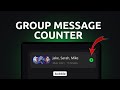 Group Message Count Notification | buildlaunch.dev | bubble.io tutorial