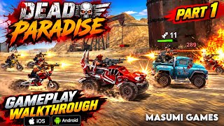 Dead Paradise Car Race Shooter: Gameplay Walkthrough Part 1- First Mission! (iOS, Android) screenshot 1