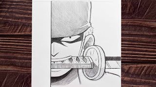 How to draw Zoro with sword  - [One Piece] | Easy to draw
