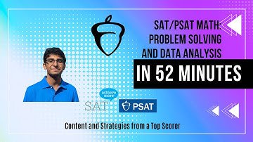 SAT/PSAT Math: Problem Solving and Data Analysis Review in 52 Minutes!