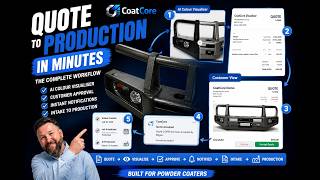 From Quote to Production in Minutes | CoatCore Powder Coating Software screenshot 3