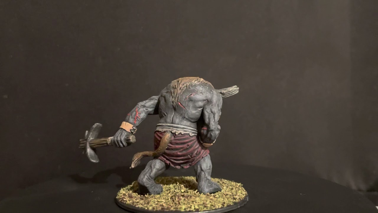 D&D Nolzur Minotaur B painted miniature