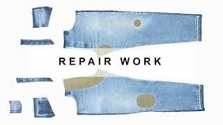 How To Recycle Your Jeans (2/3) 'Repair Work'  / Mutsu