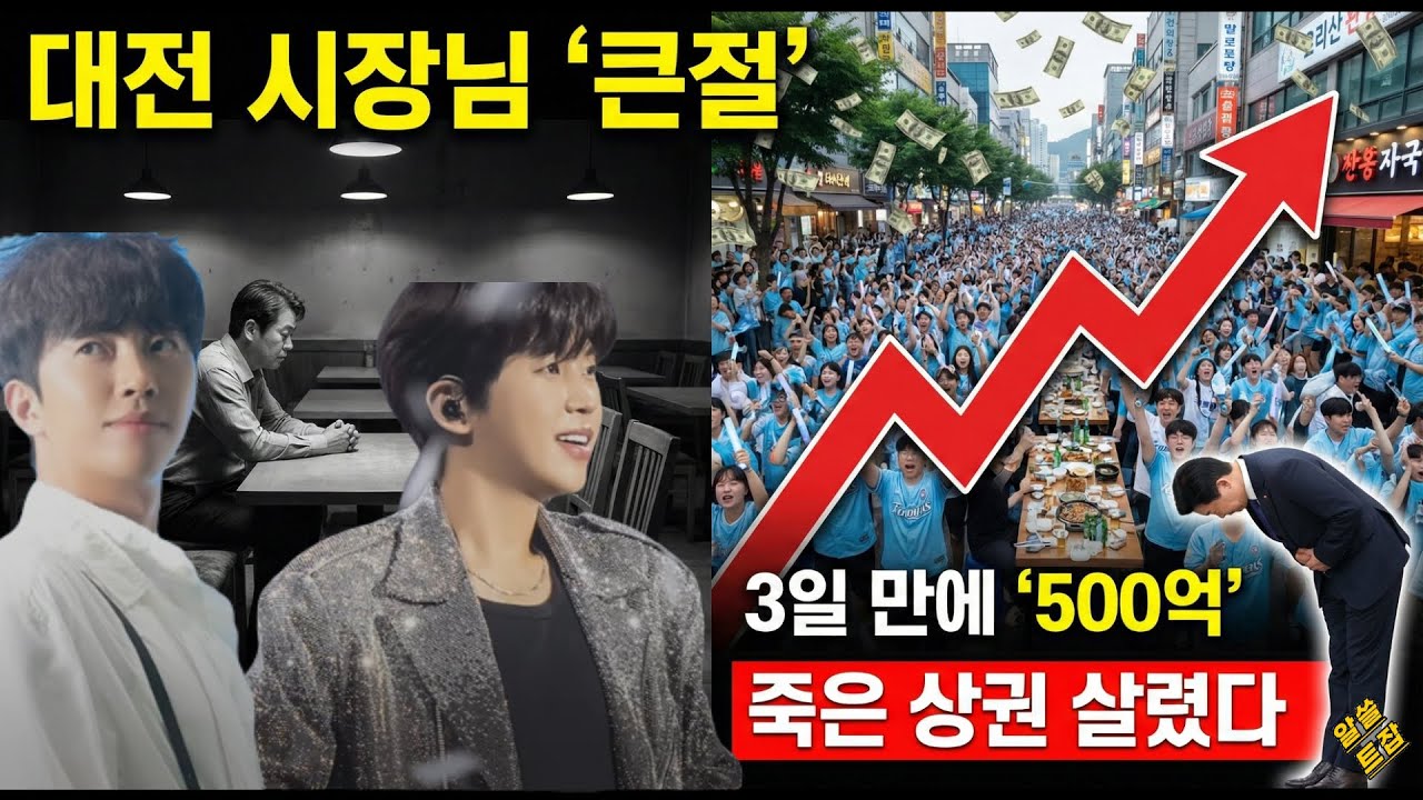 "대전 시장님이 큰절 올렸습니다" 임영웅이 3일 만에 죽어가던 상권 살려낸 '500억의 기적'